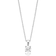 Sterling Silver Diamond Set Pendant
