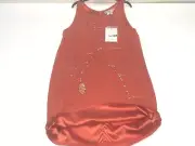 Dino e Lucia New Girl Kids BEADED LEAF PRINT SILK DRESS Sz: 10 RTL: $215 P970