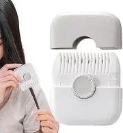 Hair Split End Trimmer, Hair Cutting Comb, 2 in 1 Bangs Trimmer ABS Protective Cover, Dustproof Design Organizes Broken Hair and Cuts with Ease, Fixed Hair Borato