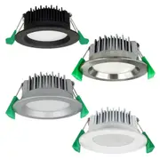 75mm LED Downlight 10w Black, Chrome, Silver, White CCT ICDLR1090, ICDLR10WCCT Eurotech