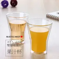 在飛比找樂天市場購物網優惠-[Hare.D] 雙層玻璃果汁杯 水杯 飲料杯 隔熱 保溫 