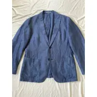 在飛比找蝦皮購物優惠-已售出。#UNIQLO 西裝外套 / 普魯士藍 / 莫蘭迪藍