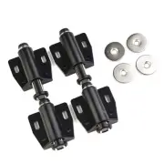 Wardrobes Bathroom Touch Latch Push To Open Parts White/Black ABS Magnetic