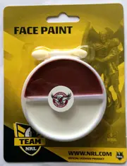 Manly Sea Eagles NRL Face Paint * Team Colour Paint