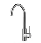 Swivel Mixer for Kitchen Laundry Sink I Nickel Gooseneck Spout Tap