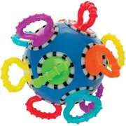 Manhattan Click Clack Ball 11.4cm Baby/Infant Rattle Sensory Play Toy 0m+