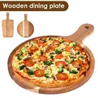 Wood Cutting Board with Handle Portable Wooden Chopping Serving Pizza Paddle Φ▩