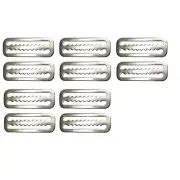10Pcs Scuba Diving Weight Belt Slide Keeper Webbing Harness Belt Retainer S W7G7