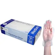 Sofeel Polyethylene Powder Free Gloves Medium Clear 500 Box