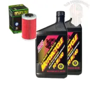Oil And Filter Change Kit For 2009 Polaris Outlaw 525 Irs Klotz Synthetic 10W-40