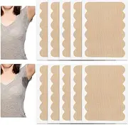 Armpit Sweat Pads | 10Pc Sweat Patches for Underarms | Breathable Elastic Fabric Underarm Sweats Pads | Invisible Self Adhesive Under Arm Soles Sweats Patch for Women, Men, Dating, Travel