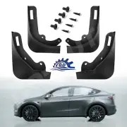 4pcs Splash Guards Mud Flaps Mudflaps Mudguards For 2020-2023 Tesla Model Y