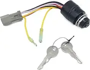 NAJING Ignition Switch with 2 Keys for Tracker Boats - 3 Position 6 Wire Marine Ignition Switch (Model 129572) - Direct Replacement for OEM Parts