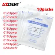 10X Alambres arco redondo de ortodoncia dental Diente NITI súper elástico color