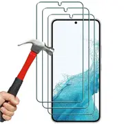 3pcs Tempered Glass Screen Protector Phone Guard for Samsung Galaxy S22+ Plus
