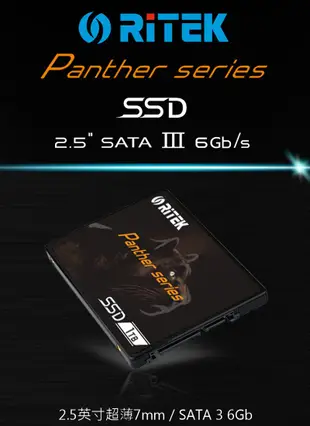 《Sunlink》RITEK錸德 1T 1TB SATA-III 2.5吋 SSD固態硬碟