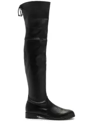 Stuart Weitzman Lowland Bold Leather Over-the-knee Boots - Black - 39 (IT39 / UK6) 39 (IT39 / UK6)