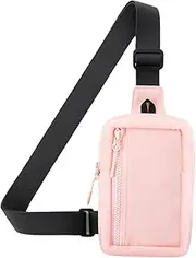 [Vaveren] Men Women Chest Bag Mini Shoulder Bag Waterproof Nylon Chest Pack Crossbody Bag for Trekking Outdoor Shopping Climbing Riding