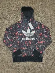 Womens Adidas Originals Firebird Floral Hoodie Sweatshirt SMALL TRF