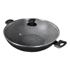 NEW Pyrolux Pyrostone 36 cm Wok With Lid By Spotlight