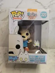 Rocko with Spunky #320 - Rocko's Modern Life Funko Pop! Vaulted + FREE PROTECTOR