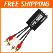 Plug and Play 4 Channels RCA Ground Loop Isolator - Enhance Audio Quality