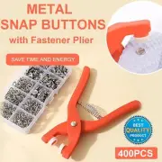 Press Studs Snap Fasteners Metal Sewing Metal Buttons Snaps Pliers Tool Set