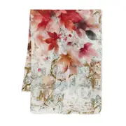 [D'aniello] D'aniello Leaf-print Scarf ONE SIZE BLUE/RED