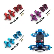Upgraded Metal Spare Parts Front Steering Cup Rear Wheel Seat Set for 1/20 MJX 20208 JJRC C8811 RC Car Vehicle Models Pa