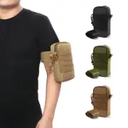 Tactical Molle Pouch Arm Bag with Arm Strap Phone Flashlight Keys Tools Holder