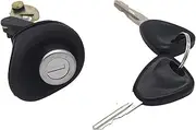 Tailgate Trunk Back Lock with Two Keys Fit for Renault TWINGO Logan (Color : Trunk Lock)