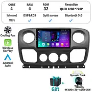 Redkid Android 13 Car Radio Multimedia Player For Renault Master Nissan Nv400 Opel Movano 2010 - 2021 Navigation Gps Android Auto Wifi 4G 32G CAM