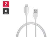 Apple MFI Certified USB Charge & Sync Lightning Cable for Apple iPhone / iPad / iPod - 2m - USB A - 20W - 5A