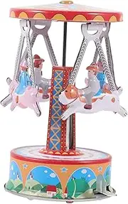 Hohopeti Tin Creative Wind up Metal Early Educational Playthings Funny Clockwork Wind-up Interesting Clockwork Party Clockwork Wind Wrought Iron
