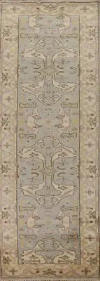 Traditional New Oushak Indian 10' Runner Rug Hallway Carpet" 3x10 ft.