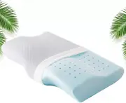 Pillow Memory Foam Neck Contour Cervical Support Orthopedic Queen Size Pillow