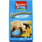 Loacker Quadratini Vanilla Wafer Bite Sized Biscuits 110g