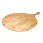 Davis & Waddell Provence 57 x 77 x 3.5cm Round Serving Board Mango Wood