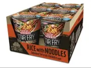 Nissin Cup Noodles Stir Fry Rice with Noodles Japanese Teriyaki Chicken 6 Pack