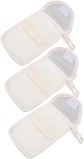 BIUDECO 3Pcs Soap Storage Bags Exfoliating Mesh Pouches with Drawstring for Bath for Handmade and Facial Soap Bathroom Accessories for Lathering and Skin Care