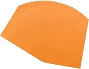 uxcell 50 Sheet Colored Vellum Paper 5" x 7", 100gsm Translucent Printable Vellum Sheets for Printing Wedding Invitations Inkjet Laser Printer, Orange
