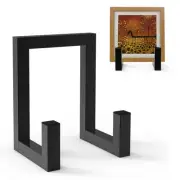 Black Vinyl Record Storage Holder Album Display Metal Stand Frames For Records