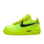 NIKE 耐吉 運動鞋 兒童鞋 AIR FORCE 1 OFF-WHITE聯名 新品 BV0853-700