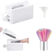 Dip Powder Tray System,Nail Dipping Collector,Double Layer Dipping Powder Tray,,2-in-1 Dip Tray,