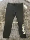 K-Swiss NWT Women’s Size XL Black Retrograde 7/8 Leggings Activewear Pants