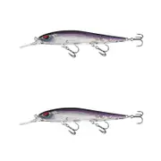2x 13 Fishing 110mm Whipper Snapper Jerkbait Fishing Lures - Gizzard of OZ