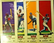 4x ATLANTA BRAVES New Target Mini Posters Deion Sanders Glavine Smoltz Bream