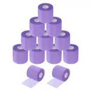 12 Rolls 30 Yards Foam Pre Wrap Athletic Tape Sports Prewrap, Purple