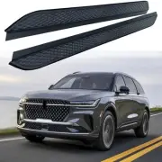 All Black Running Board fits for Lincoln Nautilus 2024 Side Step Nerf Bar Stairs