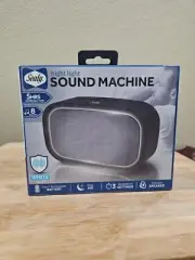 Sealy Night Light Sound Machine 8 Sounds White Noise Type-C Rechargeable NEW